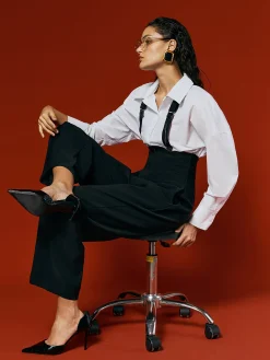 Urban Plain Overall Bib Pants