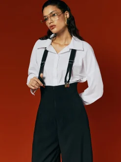Urban Plain Overall Bib Pants