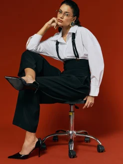 Urban Plain Overall Bib Pants