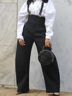 Urban Plain Overall Bib Pants