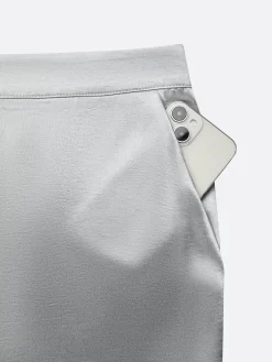 Urban Plain Split Joint Straight Pants