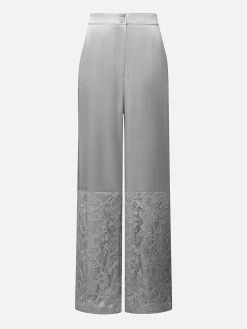 Urban Plain Split Joint Straight Pants