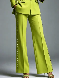 Urban Plain Straight Pants
