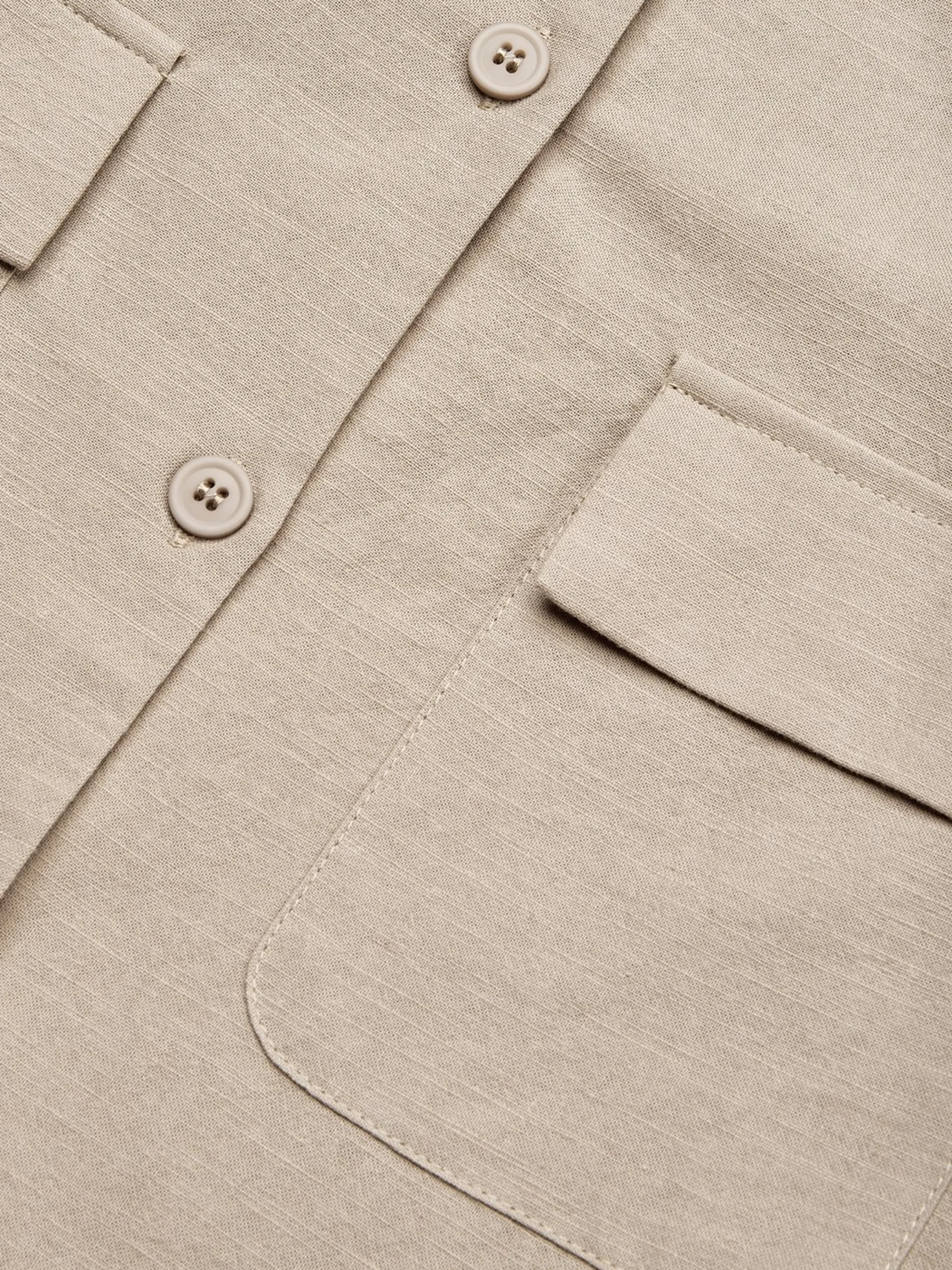 Urban Shawl Collar Long Sleeve Loose Linen Jumpsuit