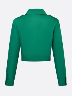 Urban Sleek Shawl Collar Buttoned Jacket