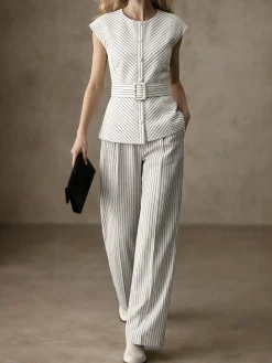 Urban Striped Regular Fit Pants