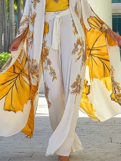 Vacation Floral Fashion Pants