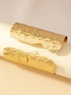 Valentine's Day Irregular Face Design Punk Cuff Bangle