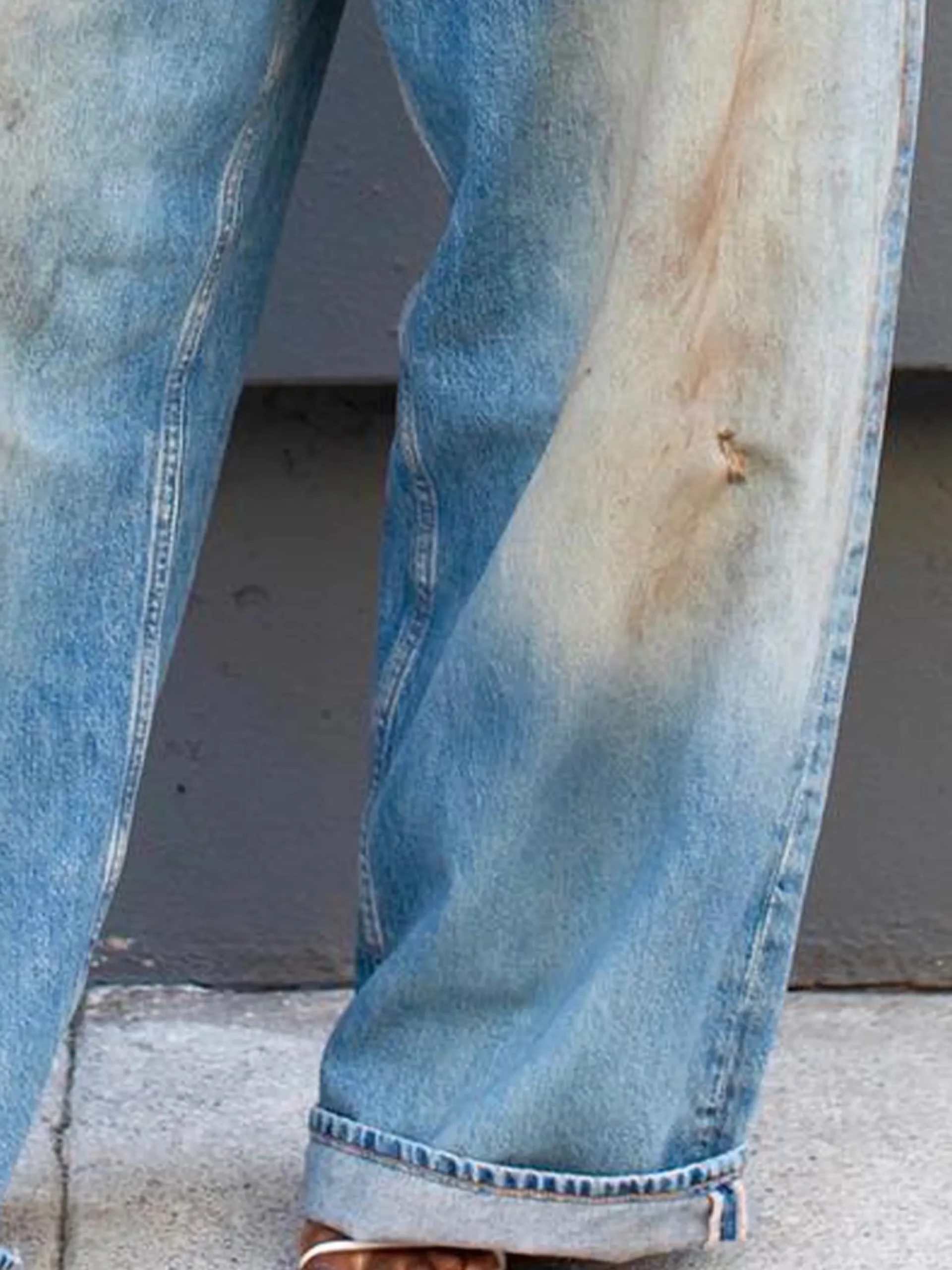 Vintage Loose Long O-Line Regular Jeans