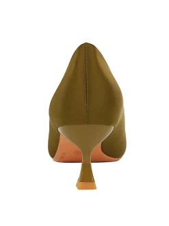 Women Minimalist Wineglass Heel Shallow Pumps