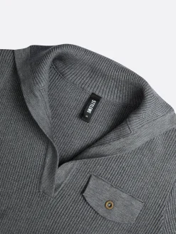 Yarn/Wool Yarn Casual Plain Buttoned Sweater